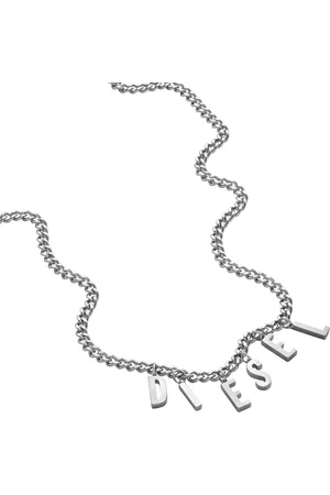 Diesel DX1494040 Herenketting - Zilverkleurig