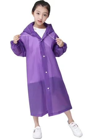 Fashion Favorite Kinder Regenjas - | EVA Capuchon Poncho | Lichtgewicht / Waterdicht |