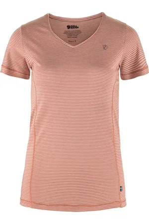 Fjällräven Fjällräven Abisko Cool T-shirt W - Dames - T-shirt - Dusty rose - Maat M