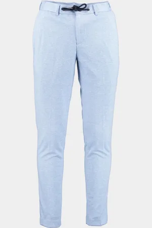Born with Appetite Wollen Pantalon DAS drawstring trouser 24104DA36/210 l.blue