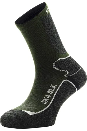 Enforma Socks SLK-3K4 Merino Wandelsokken - Thermoregulerende Sportsokken - Achilles support - Anatomisch gevormd - /Zwart - XL Maat 45-47