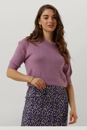 Ydence Knitted Top Feline Tops & T-shirts Dames - Shirt - - Maat XXL