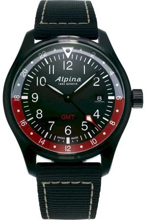 Alpina AL-247BR4FBS6 - Polshorloge - Heren - Quartz - Startimer Pilot GMT