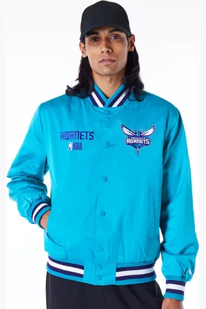 New Era Charlotte Hornets - NBA Satin Turquoise Bomber Jacket