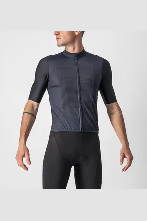 Castelli Fietsshirt Korte Mouwen Heren - BAGARRE JERSEY LIGHT BLACK BLACK-M