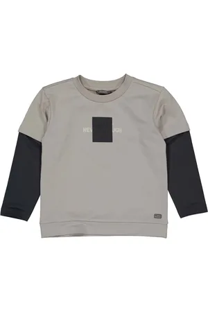 Quapi Jongens sweater - Light Grey - Maat 146/152