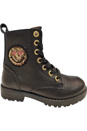 Develab 42950 922 Black Meisjes Veterlaarzen - - 32