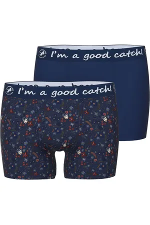 A fish named fred Boxershorts 2-pack bloem print xl