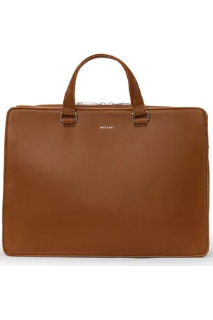 Matt & Nat Matt & Nat Crossbodytas David Vintage Laptop Bag - Bruin