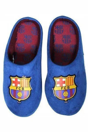 Barça Barcelona Sloffen senior logo blauw maat 45-46-UK11/12