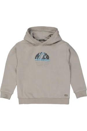 Quapi Jongens sweater - Light Grey - Maat 98
