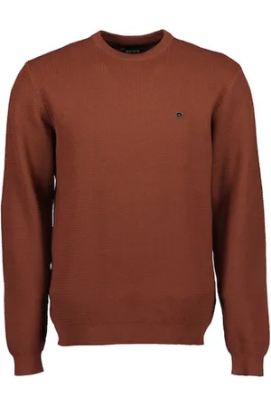 Blue Seven Heren - Trui 376459 bruin maat M