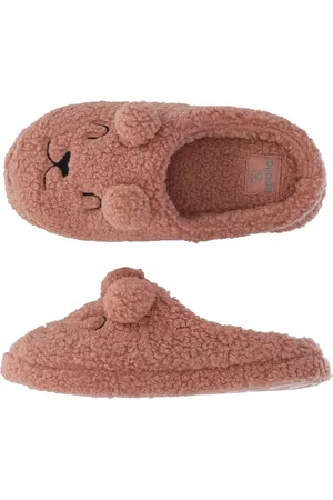 Apollo Pantoffels Dames - Teddy Bear - Maat 39/40 - Instap Sloffen - Gevoerd met Warm Fleece
