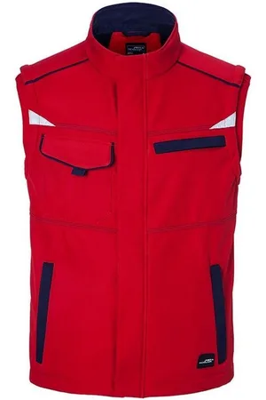 James & Nicholson James and Nicholson Uniseks werkkleding Softshell Vest Level 2