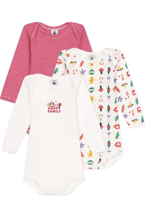 Petit Bateau Setje met 3 katoenen body