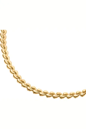 Boccia Titanium 08072-03 Dames Ketting - Collier - Sieraad - Schakelketting - - Fantasie - 8 mm breed - 45 cm lang
