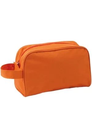 Merkloos Toilettas/make-up tas met handvat - - 21 x 14 x 10 cm - kind/volwassenen - Reizen - Handbagage