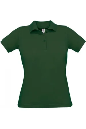 B and C Polo Dames M Kraag met knopen Korte mouw 100% Katoen