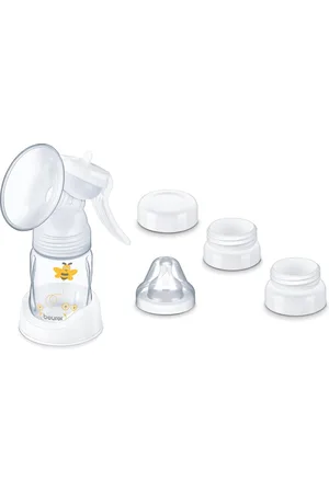 Beurer BY 15 Borstkolf - Handkolf - Vacuüm – Incl. adapter voor Avent en NUK babyfles – Incl. BPA-vrije fles/fleshouder/speen – Siliconenkussen - 2 Standen - 3 Jaar garantie