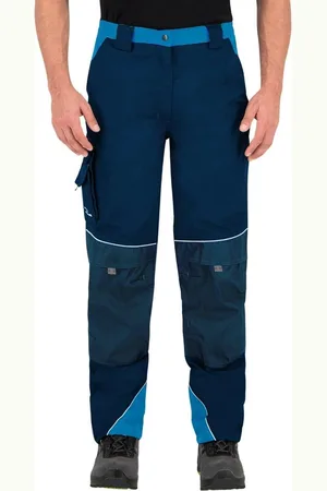 Merkloos Brave Werkbroek met multifunctionele zijzakken, rugzakken en kniebeschermers - heren werkbroek versterkt met 600D polyester