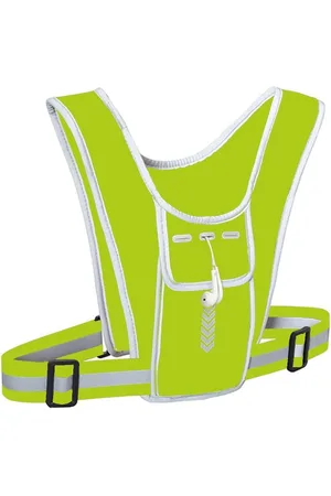 Merkloos Hardloopvest Telefoonhouder Jogger Telefoonhouder Reflecterend hardloopvest Hardloopborstzak Tas voor telefoon Hardlooptelefoonhouder met waterflesvak Hardlooptelefoonhoudervest