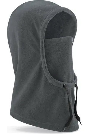 Beechfield Bivak/balaclava Wintermuts 100% fleece gerecycled polyester met windvanger - Volwassenen