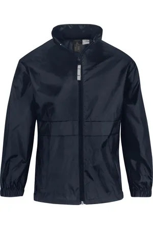 B and C Regenkleding voor jongens/meisjes - donkerblauw - Sirocco windjas/regenjas - kinderen - Nylon 152/164
