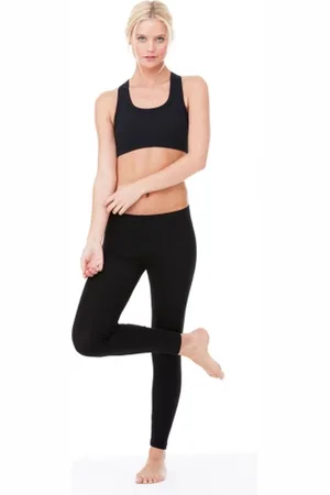 Bella + Canvas Zwarte legging voor dames S