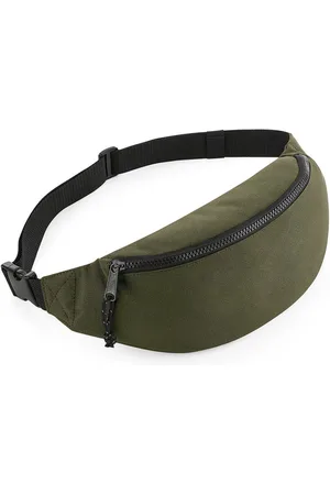 BagBase Heuptasje/buideltasje legergroen 38 cm - Festivaltasjes outdoor - Fanny pack