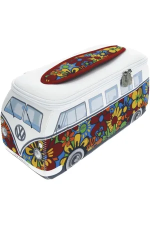 Brisa Toilet Tas - Reistas - Beauty Case - Volkswagen VW Bus T1 Toilet Tas - Flower