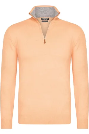 Merkloos YVES ENZO Half Zip Heren sweater - Schipperstrui met rits - Coltrui Heren - Heren Trui - Maat XL