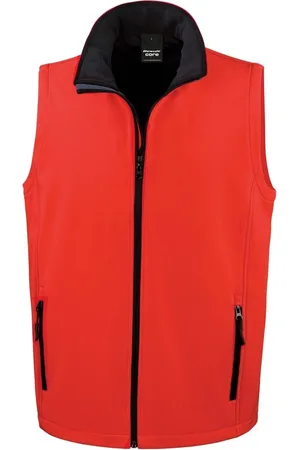 Result Softshell casual bodywarmer voor heren - Outdoorkleding wandelen/zeilen - Mouwloze vesten 2XL (44/56)