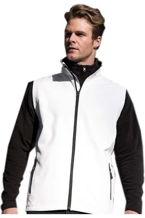 Result Softshell casual bodywarmer voor heren - Outdoorkleding wandelen/zeilen - Mouwloze vesten 2XL (44/56)