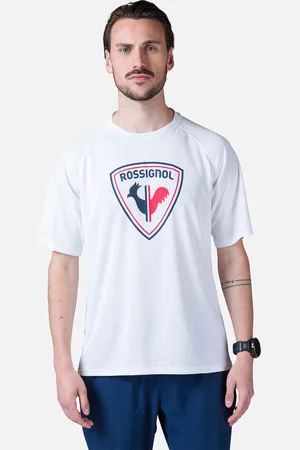 Rossignol HEREN T-SHIRT MET GROTE PRINT LOGO - WANDELSHIRT