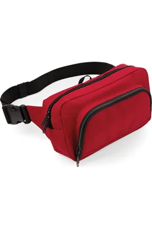 BagBase Heuptasje/buideltasje/fanny pack 24 cm - Festival musthaves - Wandeltasjes - Documententasje voor op reis