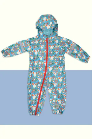 Blade & Rose Kinderen | Regenpak | Softshell | Buitenspeelpak | Spatpak | Mauro de Muis | Eco | Duurzaam | 6-12 maanden | Unisex