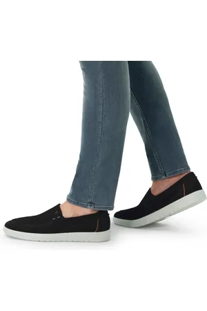 No Stress Heren - Zwarte suède loafers - Maat 40