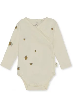 Konges Sløjd Konges Sløjd Newborn Body Lemon - New Born Body met Print - Baby Romper met Lemon Print - Maat PRE / Maat 44