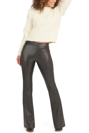Spanx Leather-Like Flare Pants