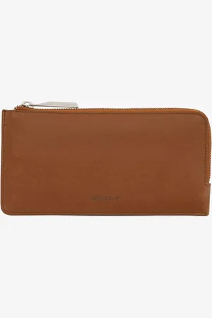Matt & Nat Matt & Nat Portemonnee Seva vintage Bruin - Chili | Duurzame productie