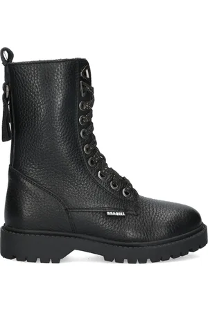 Braqeez Belle Boot Meisjes Biker Boots - - Su??de - Veters