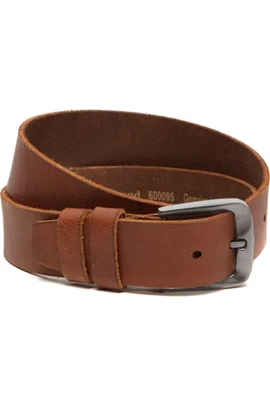 Chesterfield Leren Riem Cognac Copper
