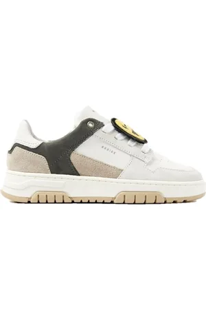 CarlijnQ NUBIKK BASKET COURT JR WHITE COMBI GREY-32
