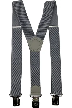 Flores Lederwaren Heren - Dames Bretels – 3 brede stalen clips bretel - Unisex volwassenen -Motorrijders – Spijkerbroek – Beroepskleding – Skikleding – Kleur: .