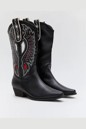 Buonarotti Dames Cowboylaarzen - - Imitatieleer - Maat 37