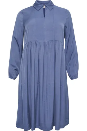 Kaffe KCSimma Midi Dress Dames Jurk - Maat 50