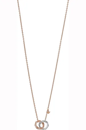 Emporio Armani Dames ketting Ros??goudkleurig