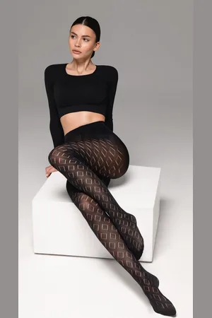 Giulia Rete Light 80 - Panty - met een ruit patroon - 80 denier - Medium