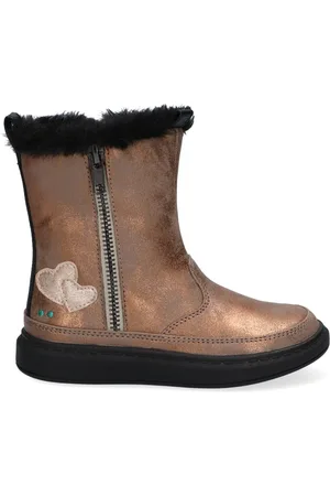 Bunnies JR 221936-795 Meisjes Enkellaarsjes - - Imitatieleer - Ritssluiting