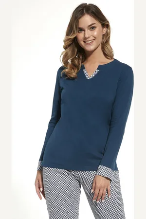 Cornette Dames Pyjama Volwassenen Winter Lange Mouw Lange Broek Linda 731/310 L